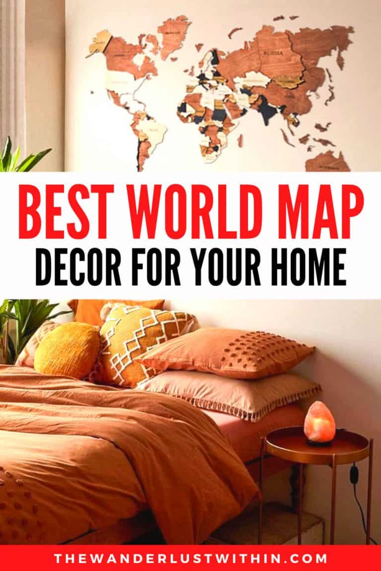 12 Best World Map Wall Art to Decorate Your Home 2026 - The Wanderlust ...